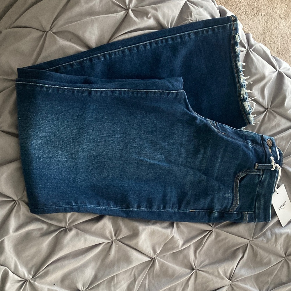 High Rise Flares- Vervet Blue
